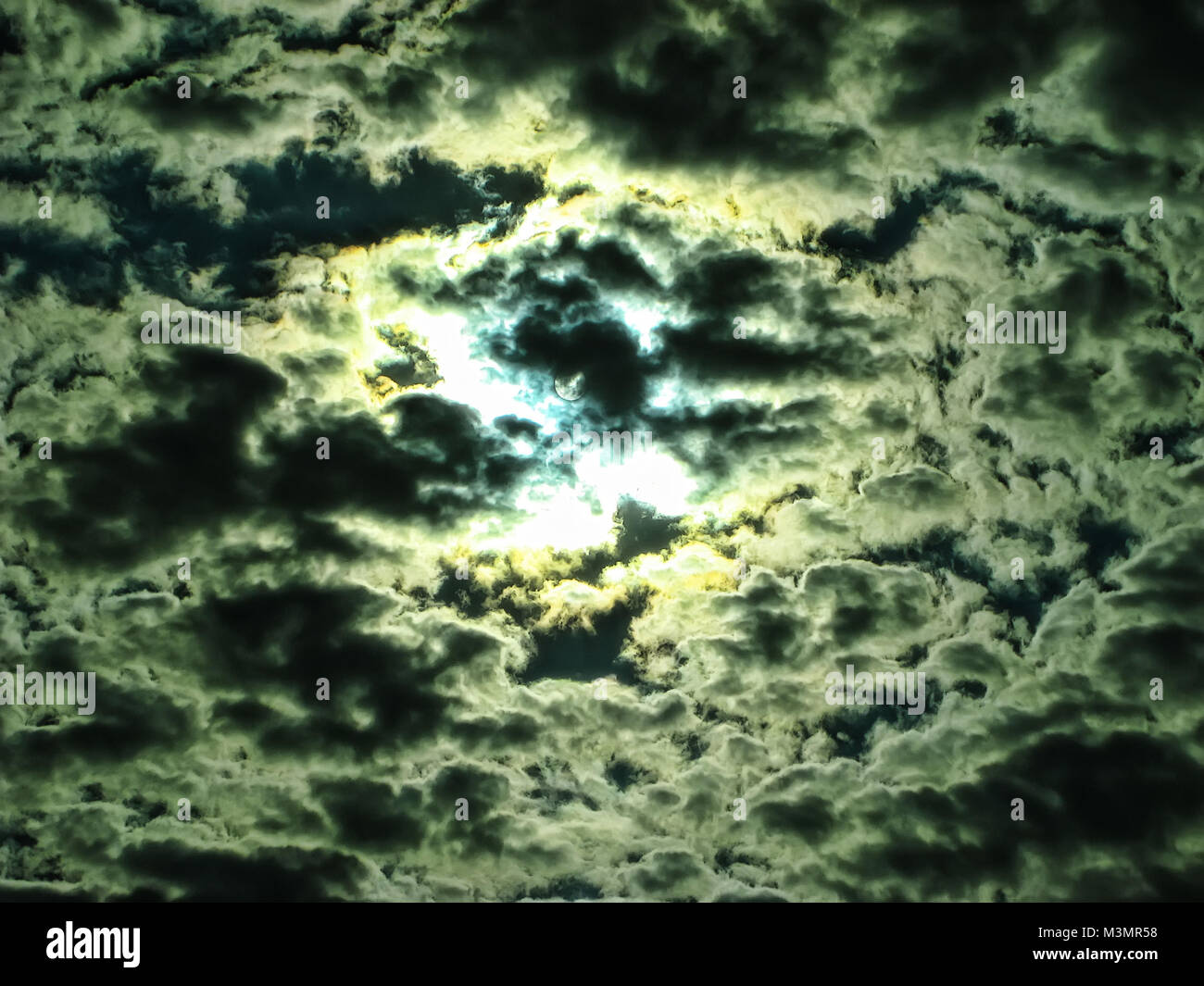 Drammatica cielo sopra Nebraska adottate nel 2015 Foto Stock