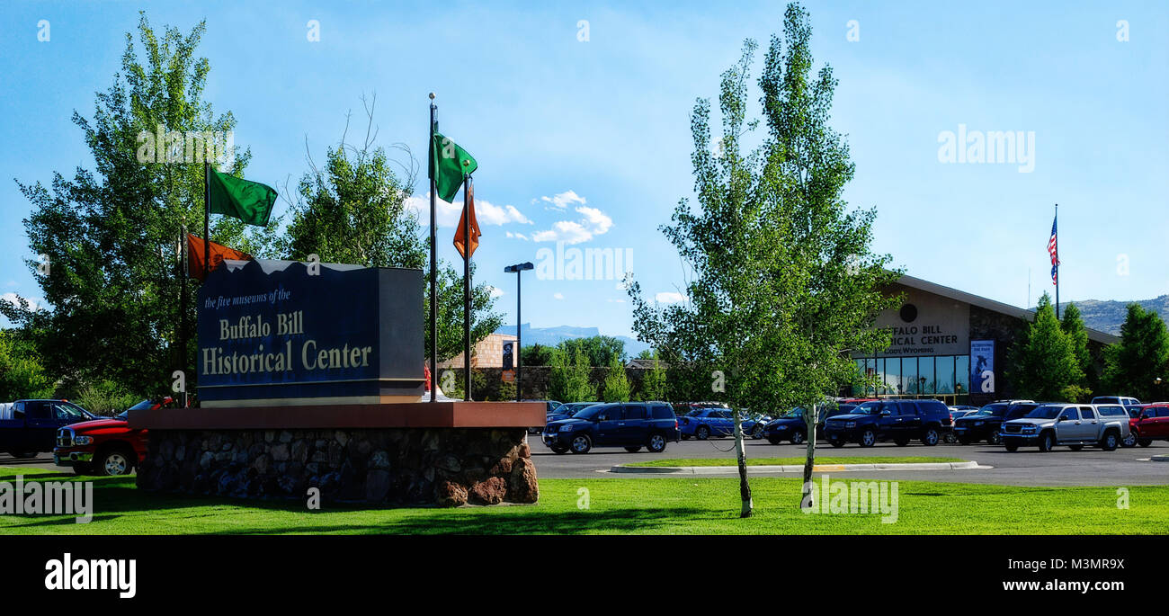 Cody, Stati Uniti d'America - 10 Luglio 2010: Buffolo Bill Centro Storico adottate nel 2015 Foto Stock