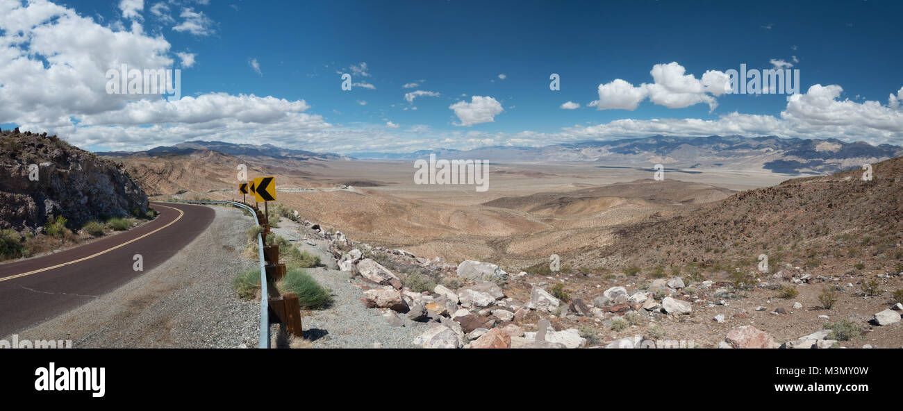 Dante Vista della Death Valley USA prese nel 2015 Foto Stock
