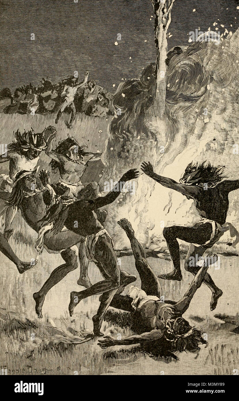 Il fantasma della danza - nativi americani - Nord America Foto Stock