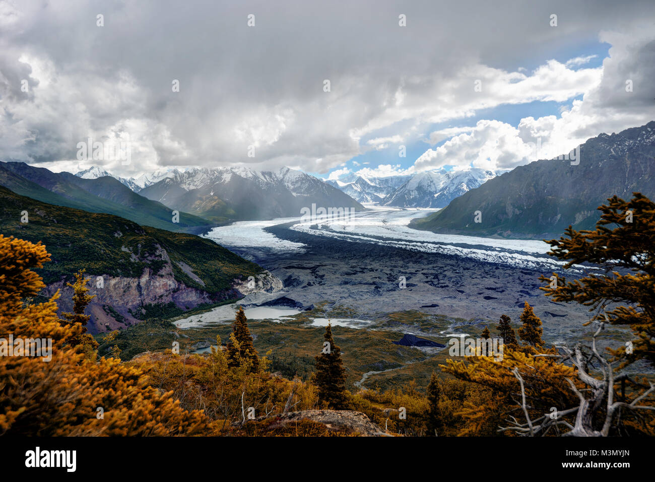 Alaska Matanuska Glacier Park prese nel 2015 Foto Stock