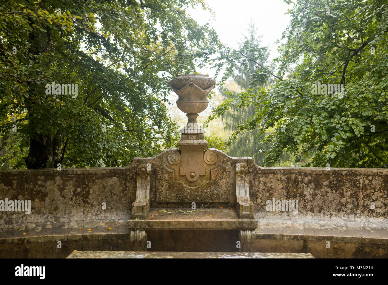 Quinta da Regaleira nel Palazzo di Sintra, Portogallo. Foto Stock