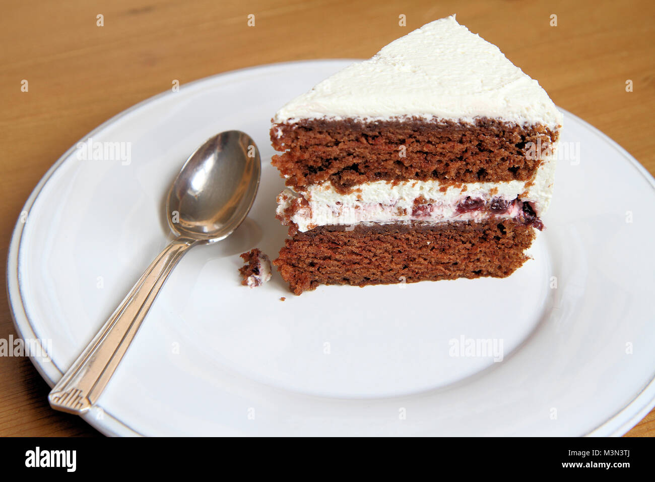 Torta della Foresta Nera Foto Stock