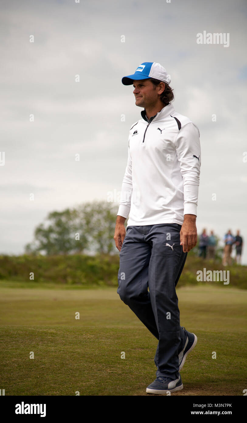 Johan Edfors Walton Heath, Surrey, qualifica USGA, Inghilterra, Regno Unito. Credito: Londra Snapper Foto Stock