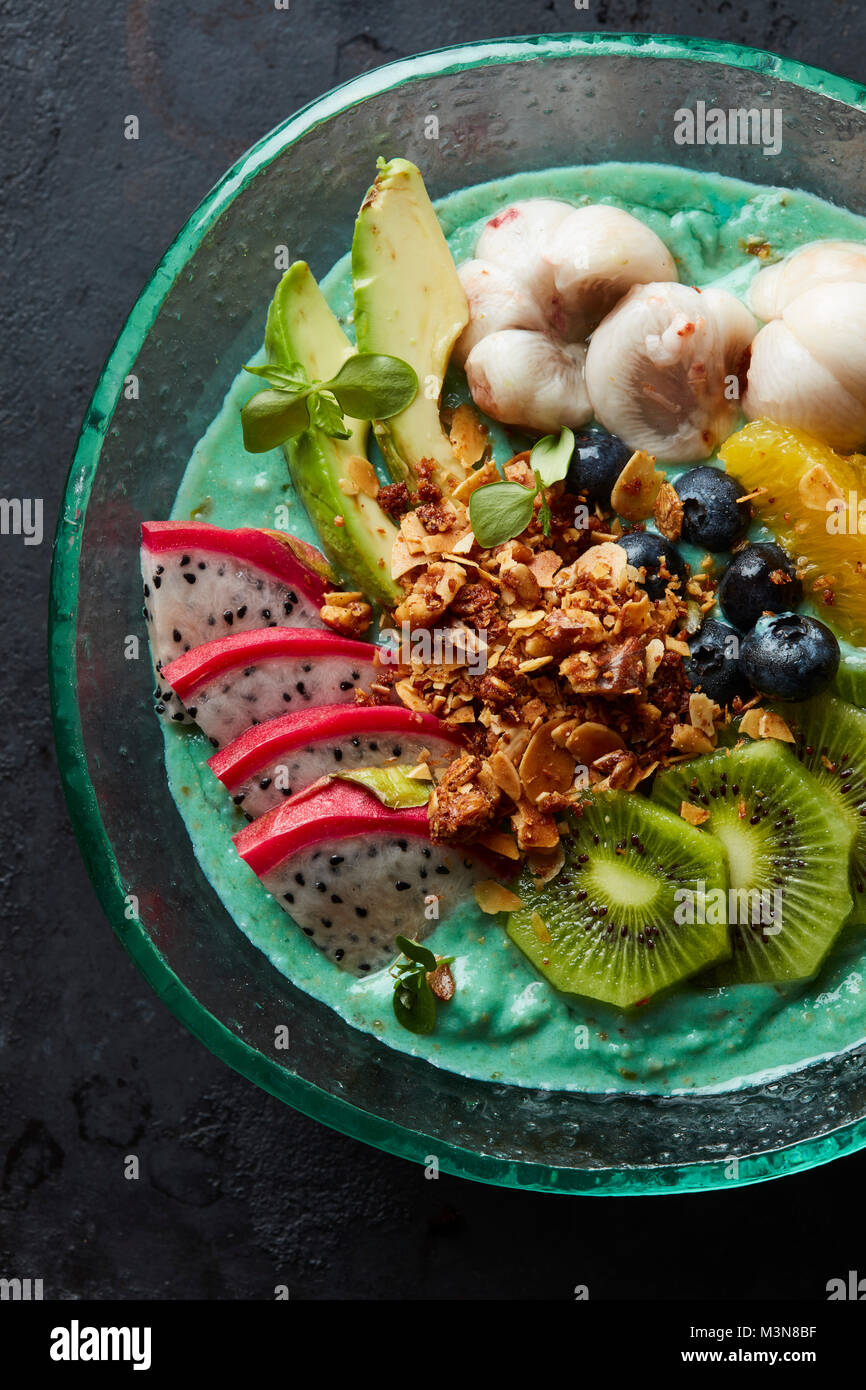 Frullato di prima colazione Foto Stock