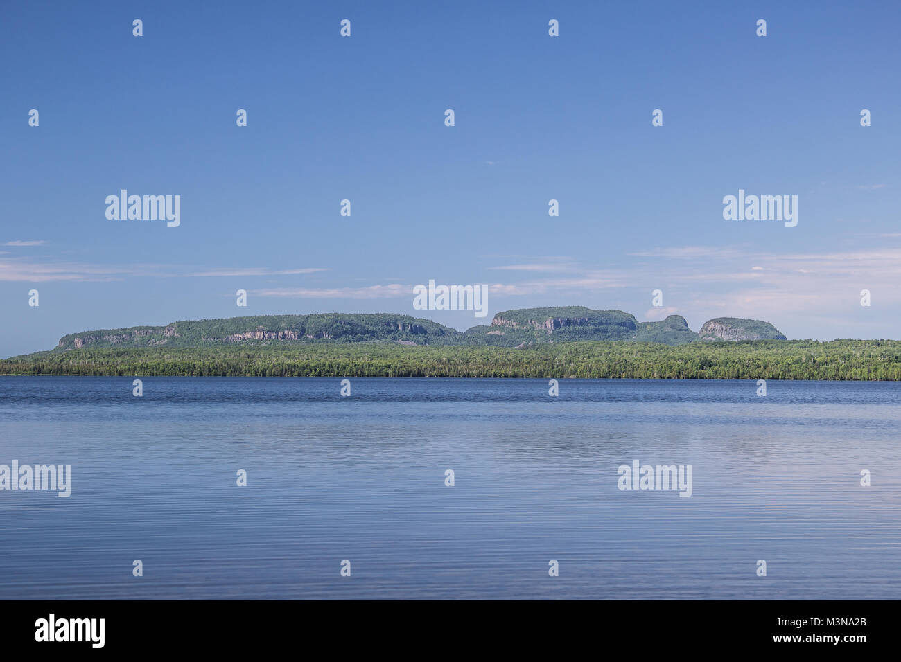 Sleeping Giant Mountain, Ontario, Canada, Lago Superior Foto Stock