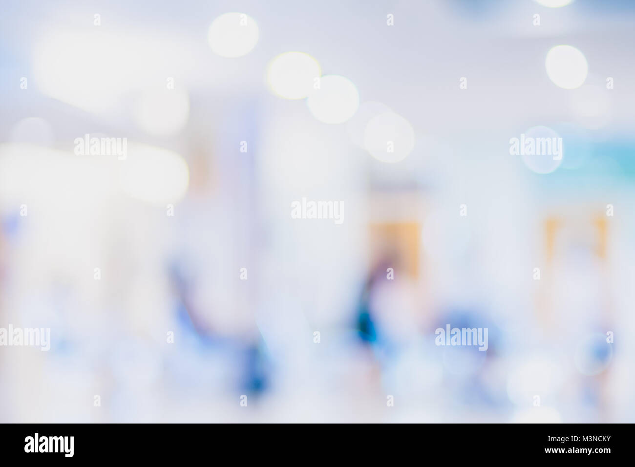 Blur sullo sfondo di paziente attesa per vedere medico all'ospedale ,abstract background. Foto Stock