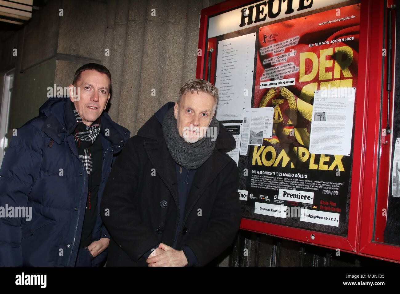 Mario Roellig, Zeitzeuge und Jochen Hick, Filmemacher, 'DER OST-KOMPLEX " Dokumentarfilm, Abaton Kino Hamburg, 16.01.2017 Foto Stock