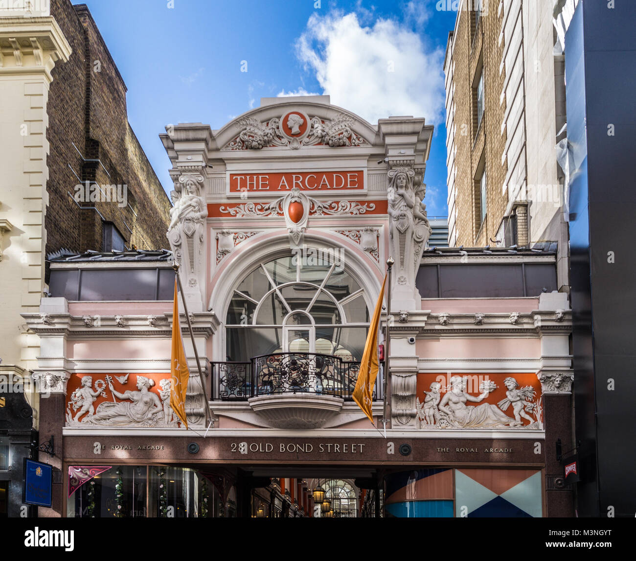 Royal Arcade, 1879, Albemarle Street/Old Bond Street, London Inghilterra England Foto Stock