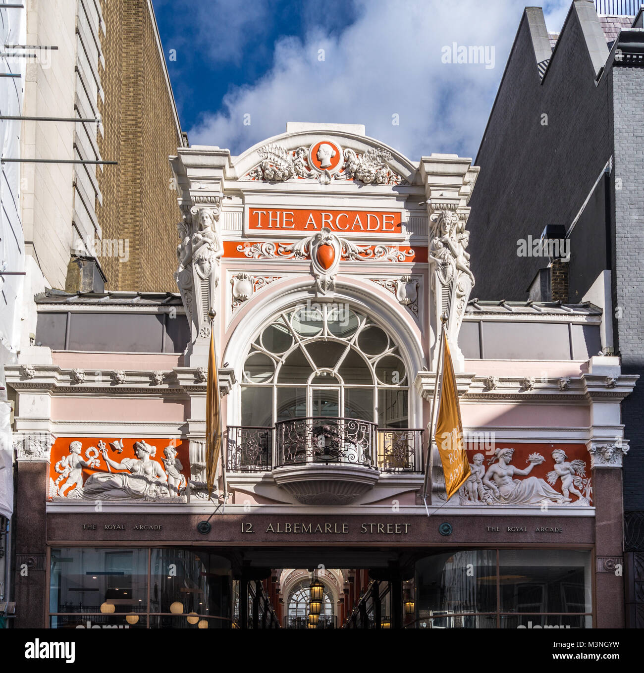 Royal Arcade, 1879, Albemarle Street/Old Bond Street, London Inghilterra England Foto Stock