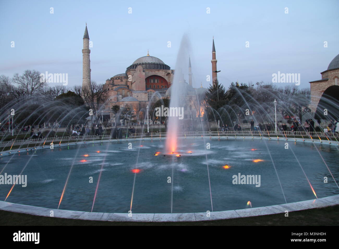 Hagia Sophia, la moschea di Istanbul, Turchia Foto Stock