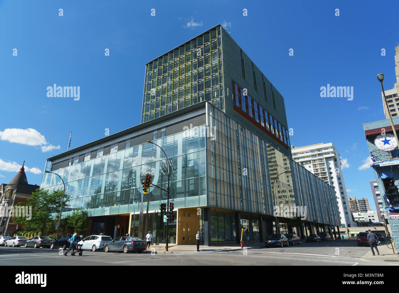 Institut de Tourisme et d'hôtellerie du Québec, una scuola alberghiera gestita dal governo del Québec. Situato sulla strada di Saint-Denis, Montreal. Foto Stock