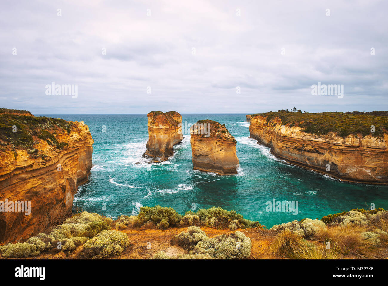 Alla Gola Loch Ard in Victoria, Australia, vicino a Port Campbell Foto Stock