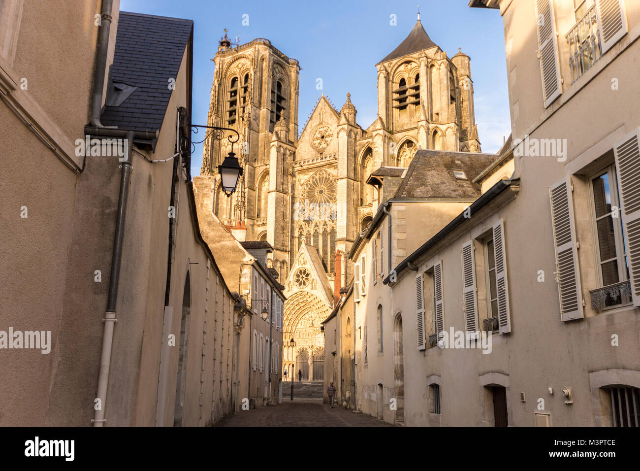 La cattedrale di Bourges, una chiesa cattolica romana situato a Bourges, Francia, dedicata a Santo Stefano Foto Stock
