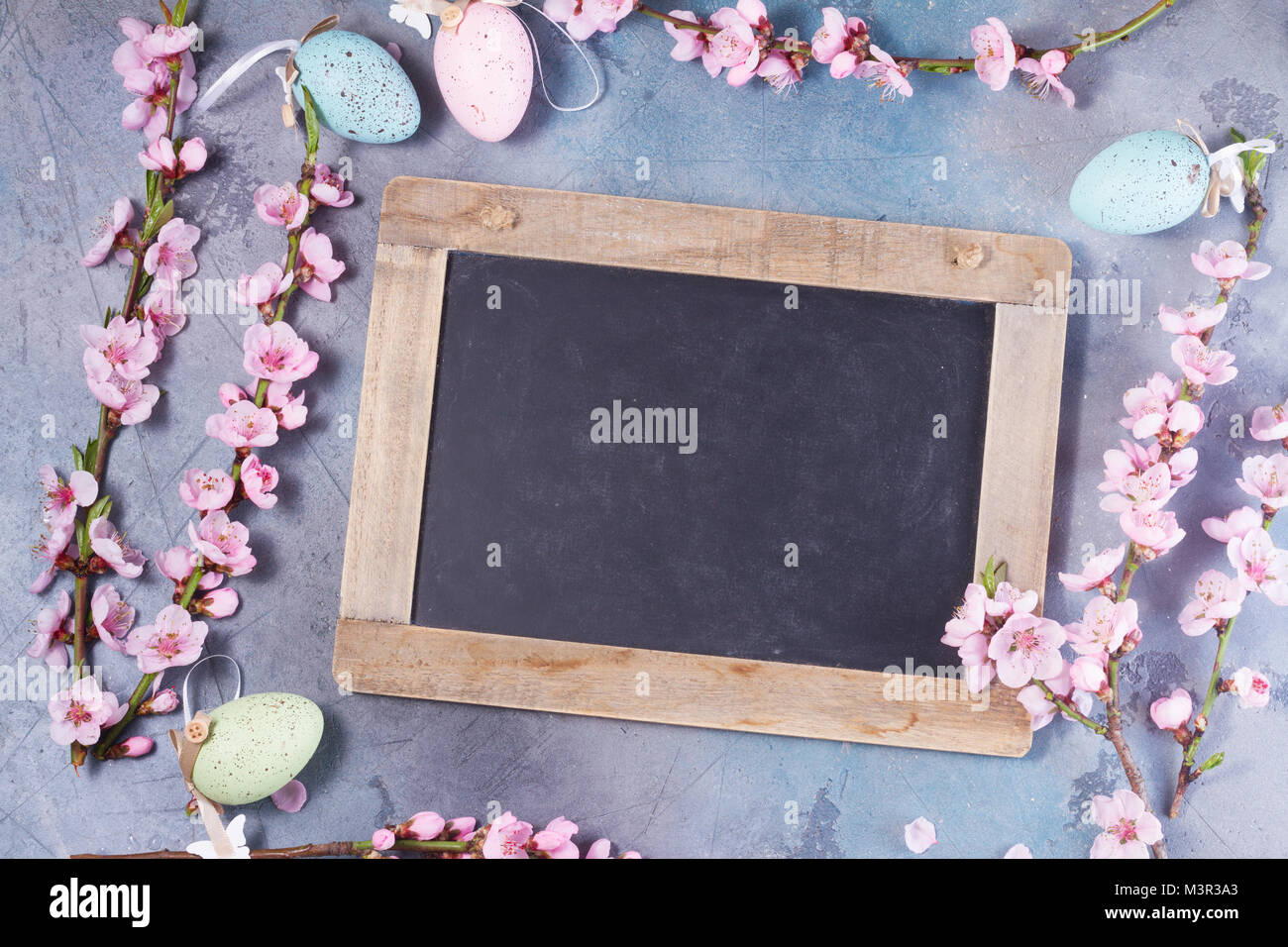 Rosa fiori di ciliegio Foto Stock