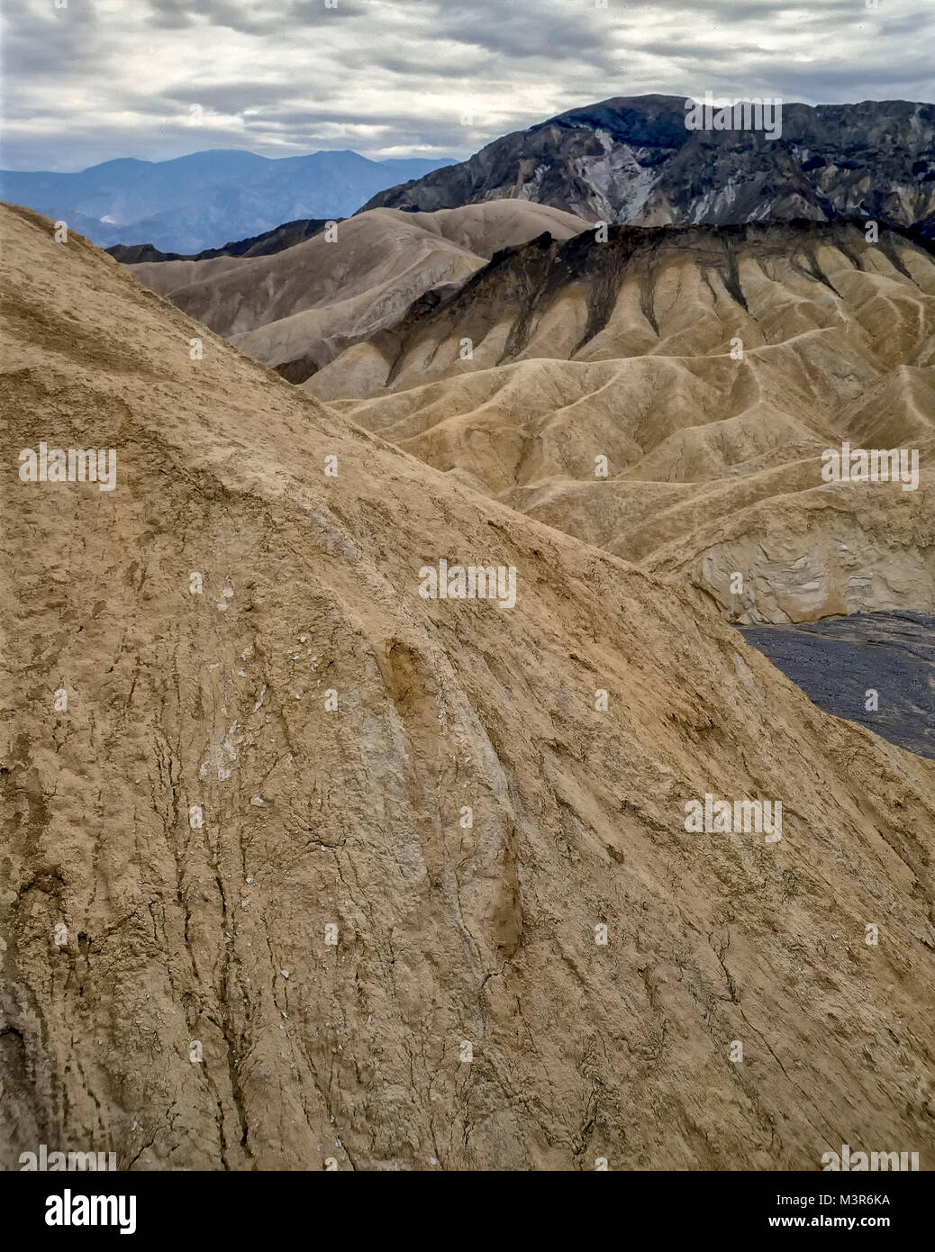 Venti muli canyon paesaggio nella Death Valley, California, Stati Uniti d'America Foto Stock