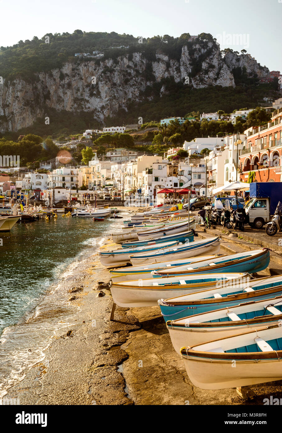 Marina Grande di Capri Island in Italia Foto Stock