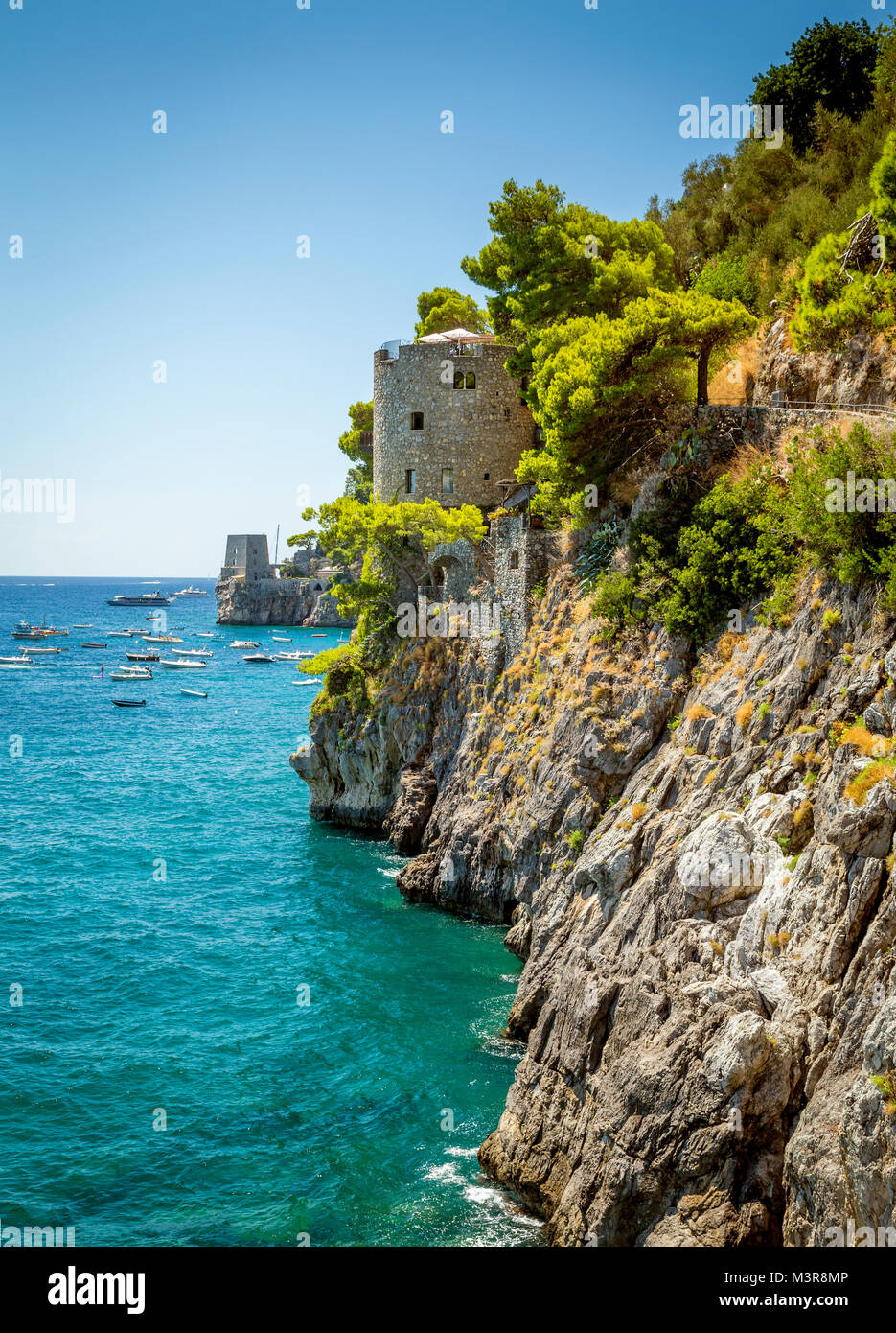Costa di Amalfi - Positano, Italia Foto Stock