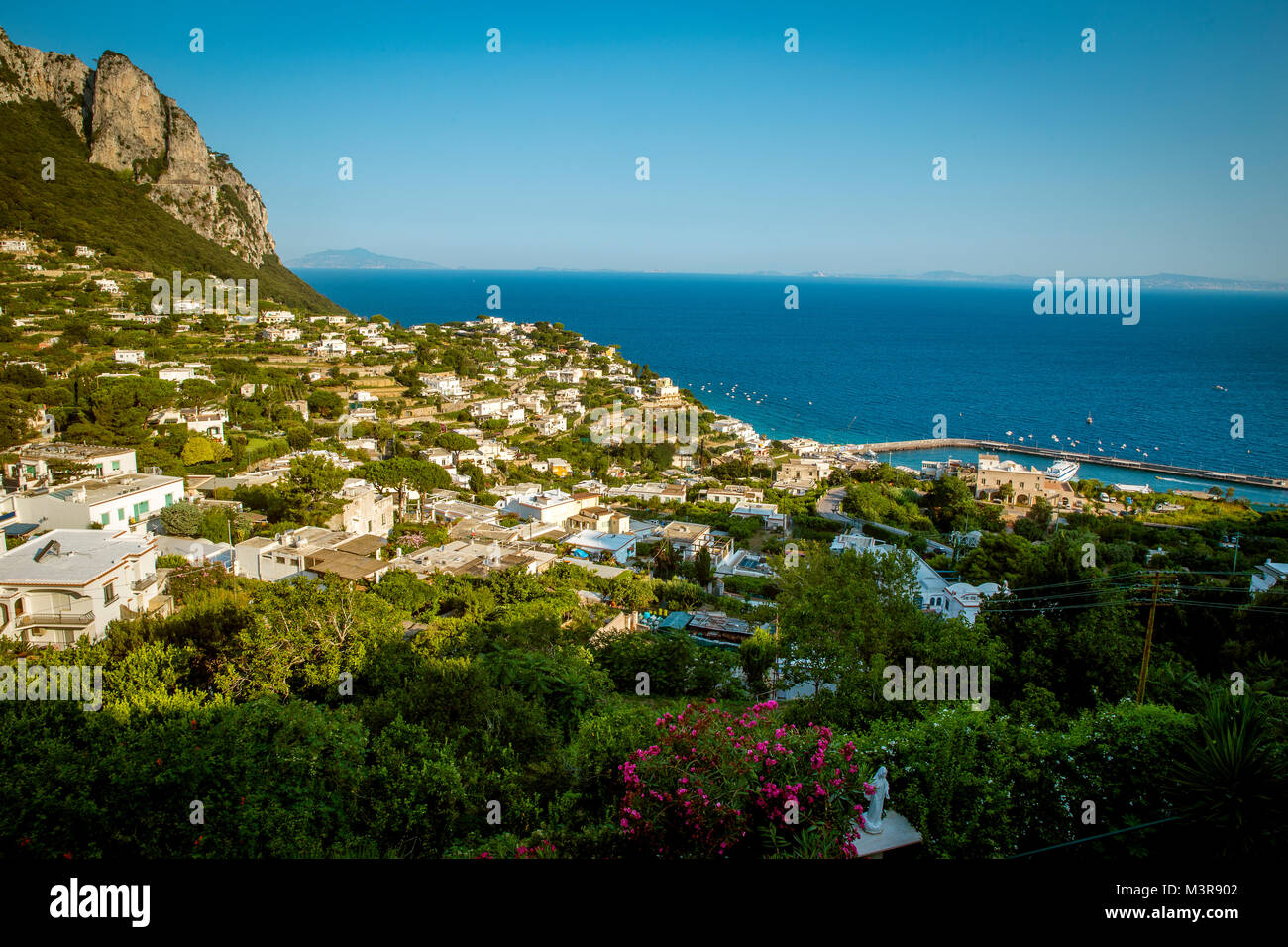 Isola di Capri in Italia Foto Stock
