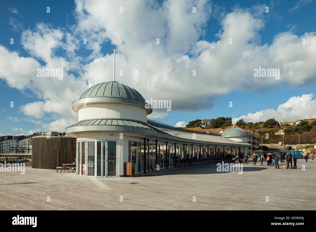 Hastings Pier, East Sussex, Inghilterra. Foto Stock