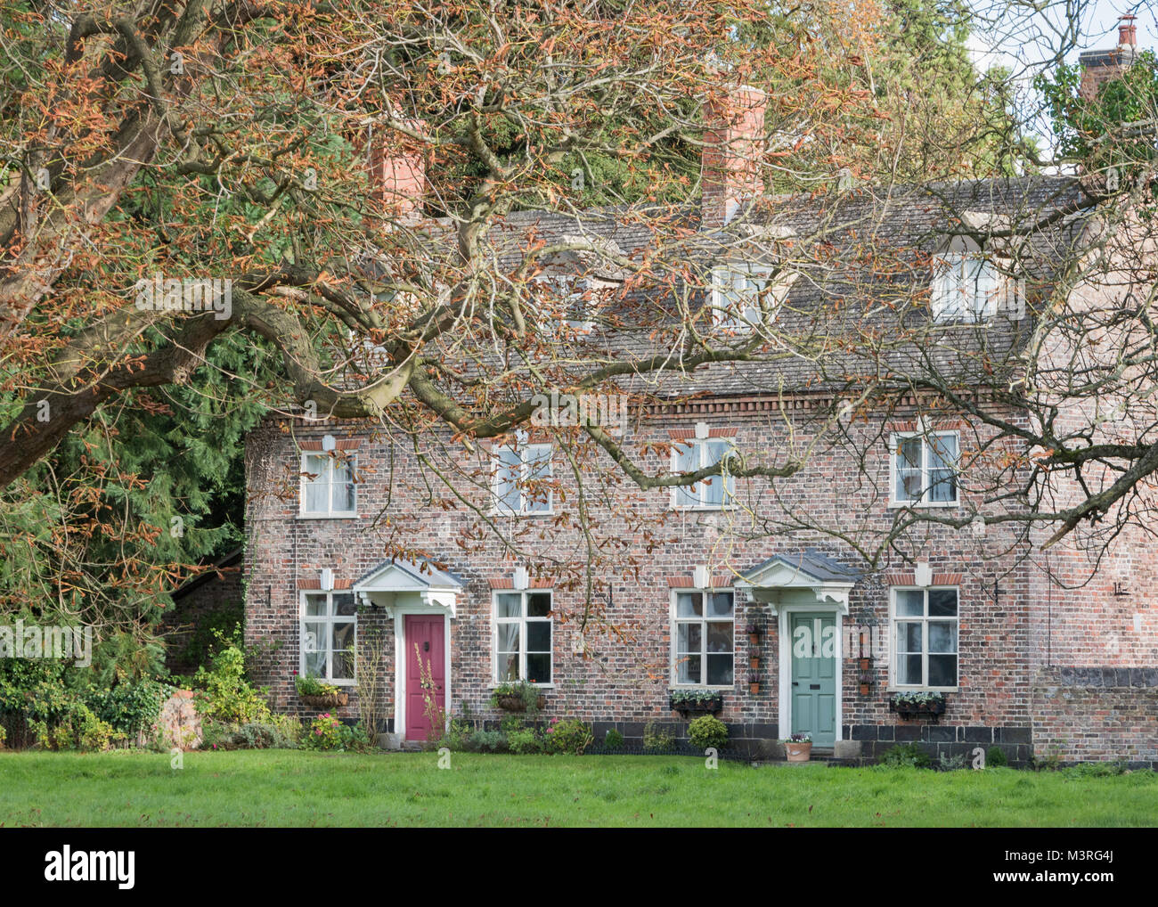 Il villaggio di Frampton on Severn nel Gloucestershire, Inghilterra Foto Stock