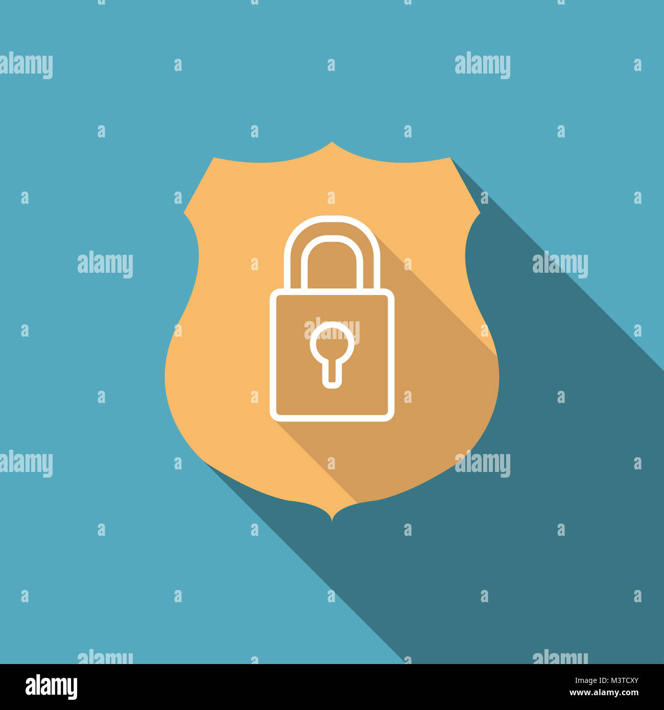 Icona del tasto desing di logo Foto Stock