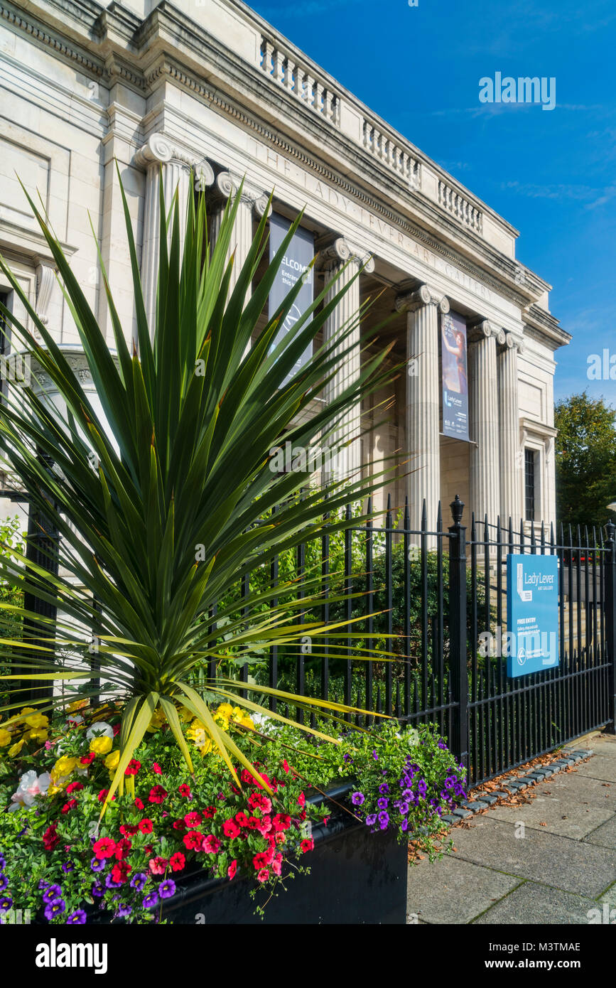 Lady Lever Art Gallery, Port Sunlight, London, Wirral, Merseyside, Regno Unito Foto Stock