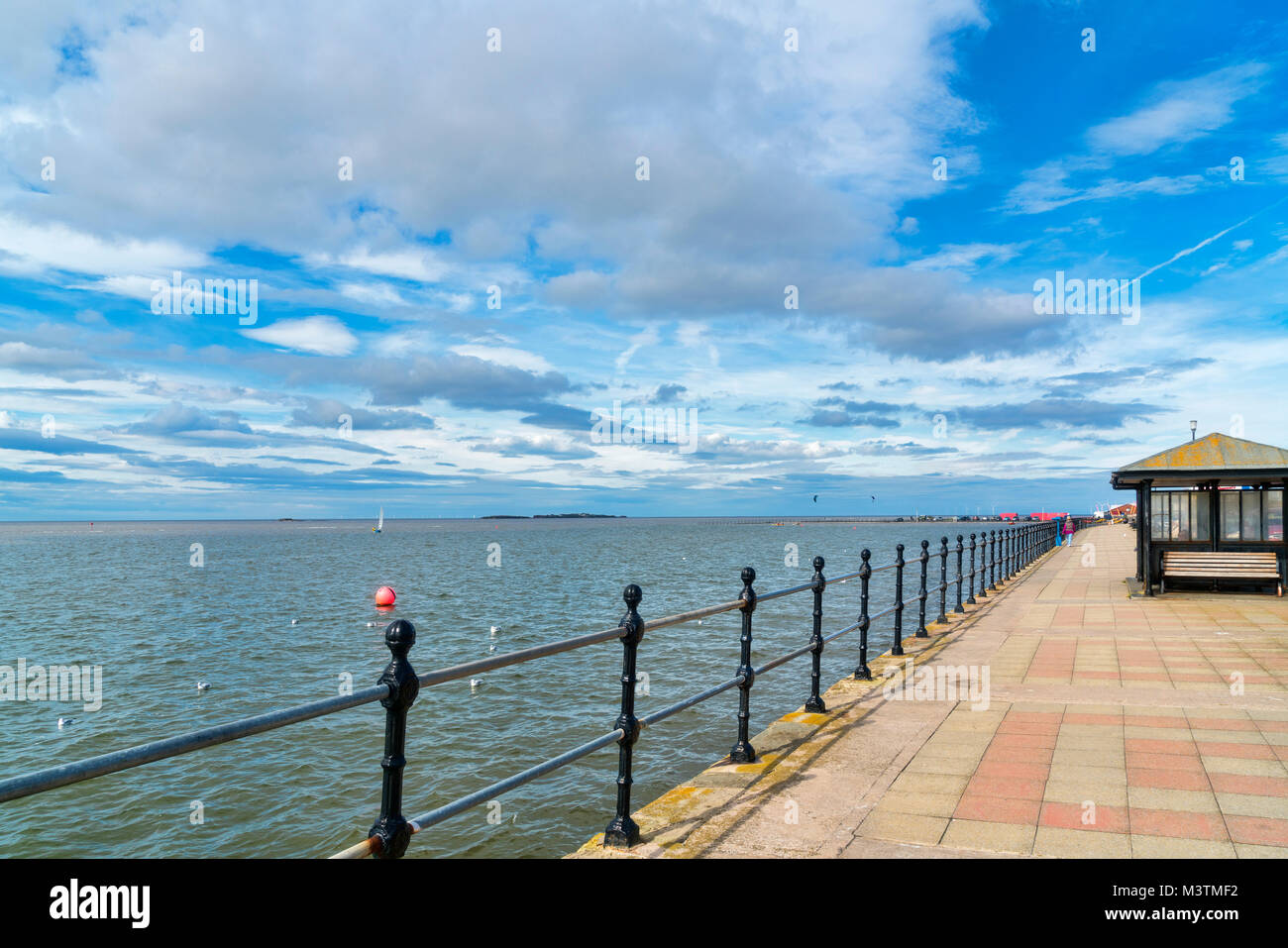 Promenade, West Kirby, Wirral, England, Regno Unito Foto Stock