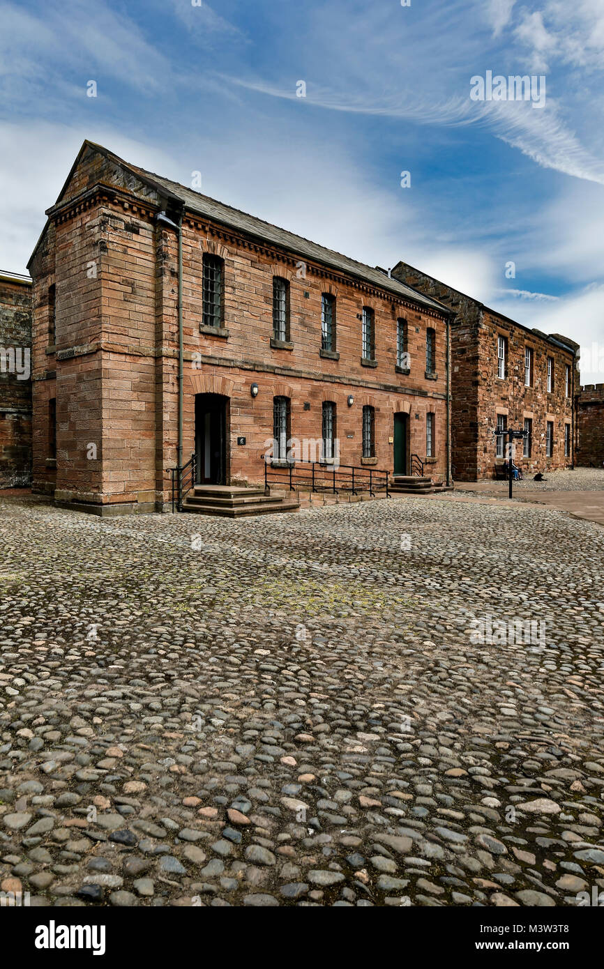 Negozio di milizia edificio, Carlisle Castle, Carlisle, Cumbria, England, Regno Unito Foto Stock