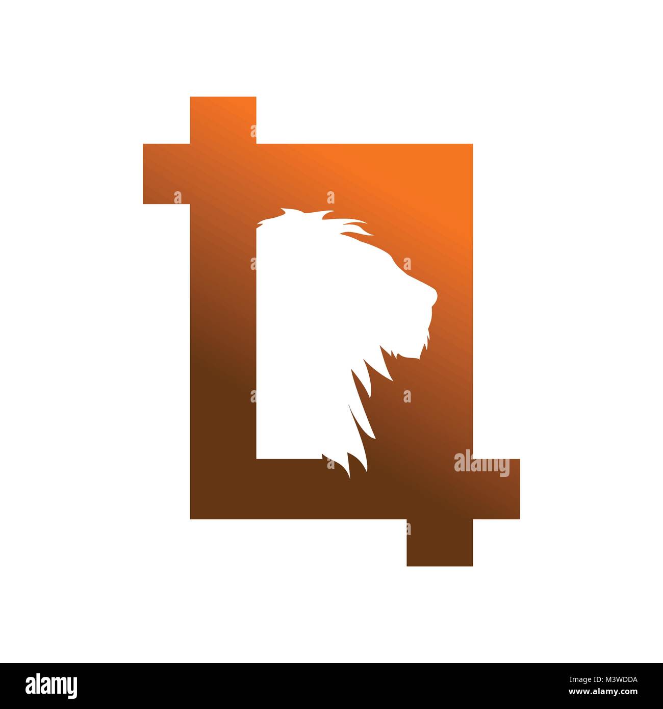 Wild Safari Fotografia telaio simbolo Vettore Graphic Logo Design Illustrazione Vettoriale