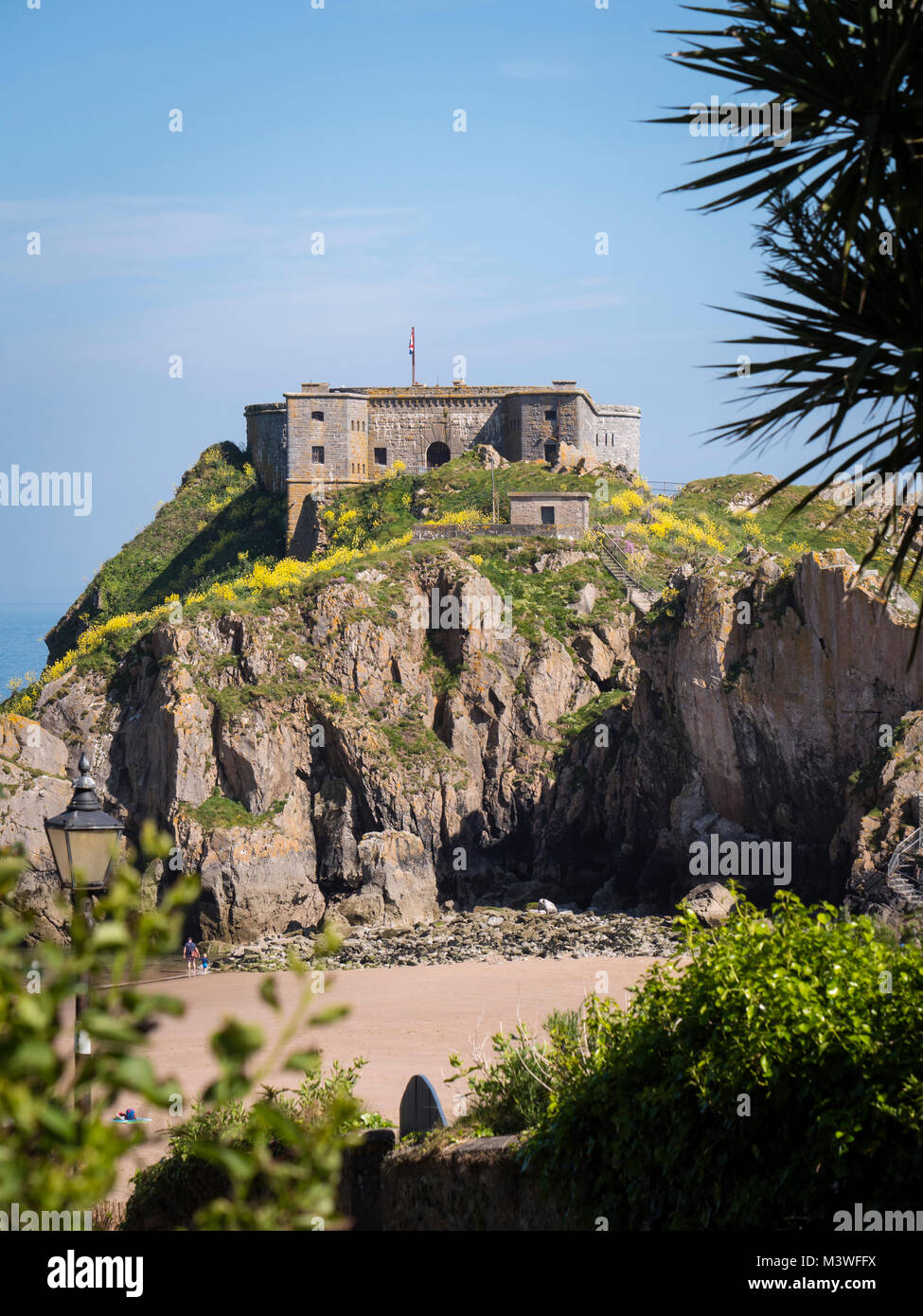 St Catherines Isola Tenby Pembrokeshire Wales Foto Stock