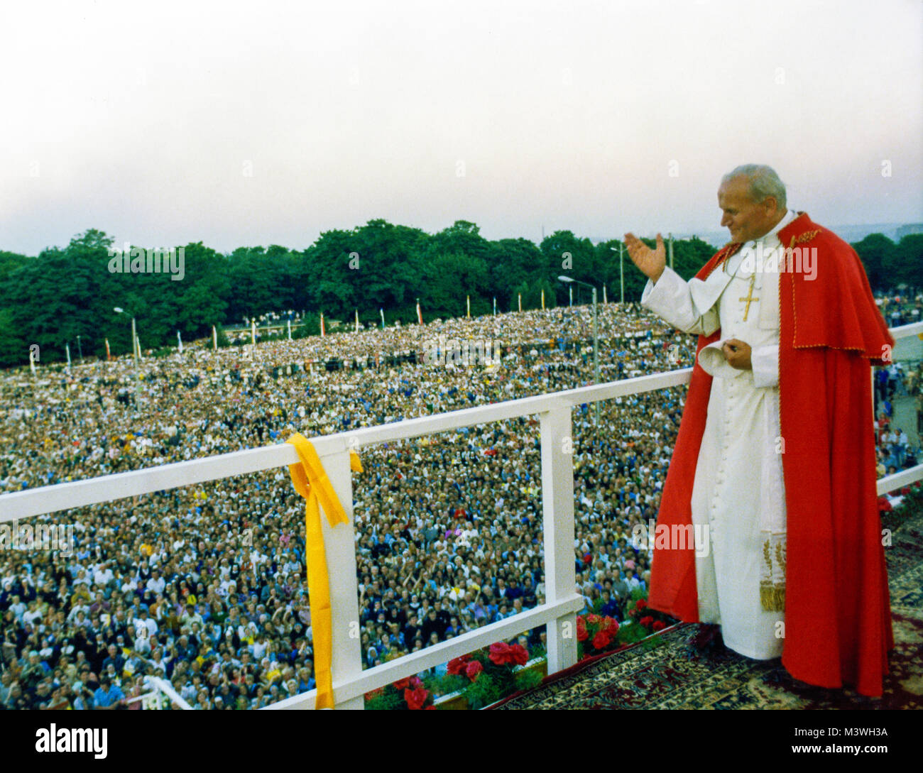 Papa Giovanni Paolo II in Polonia Travel - 10/02 Giugno 1979 Foto Stock