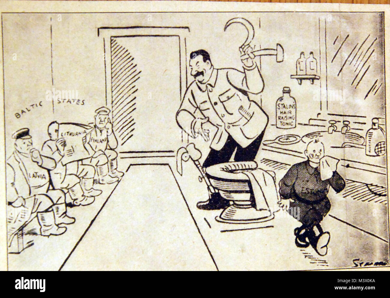 Lotto-3564-2: durante la seconda guerra mondiale. Mostra del fumetto Russo  leader Josef Stalin testa verso gli Stati del Baltico con un "falce e  martello". La cortesia della Biblioteca del Congresso. (2018/02/02).  Lotto-3564-2
