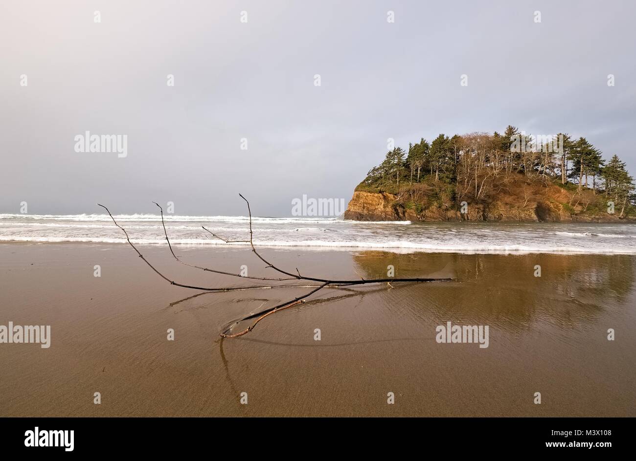 Lavato fino sulla proposta Rock Foto Stock