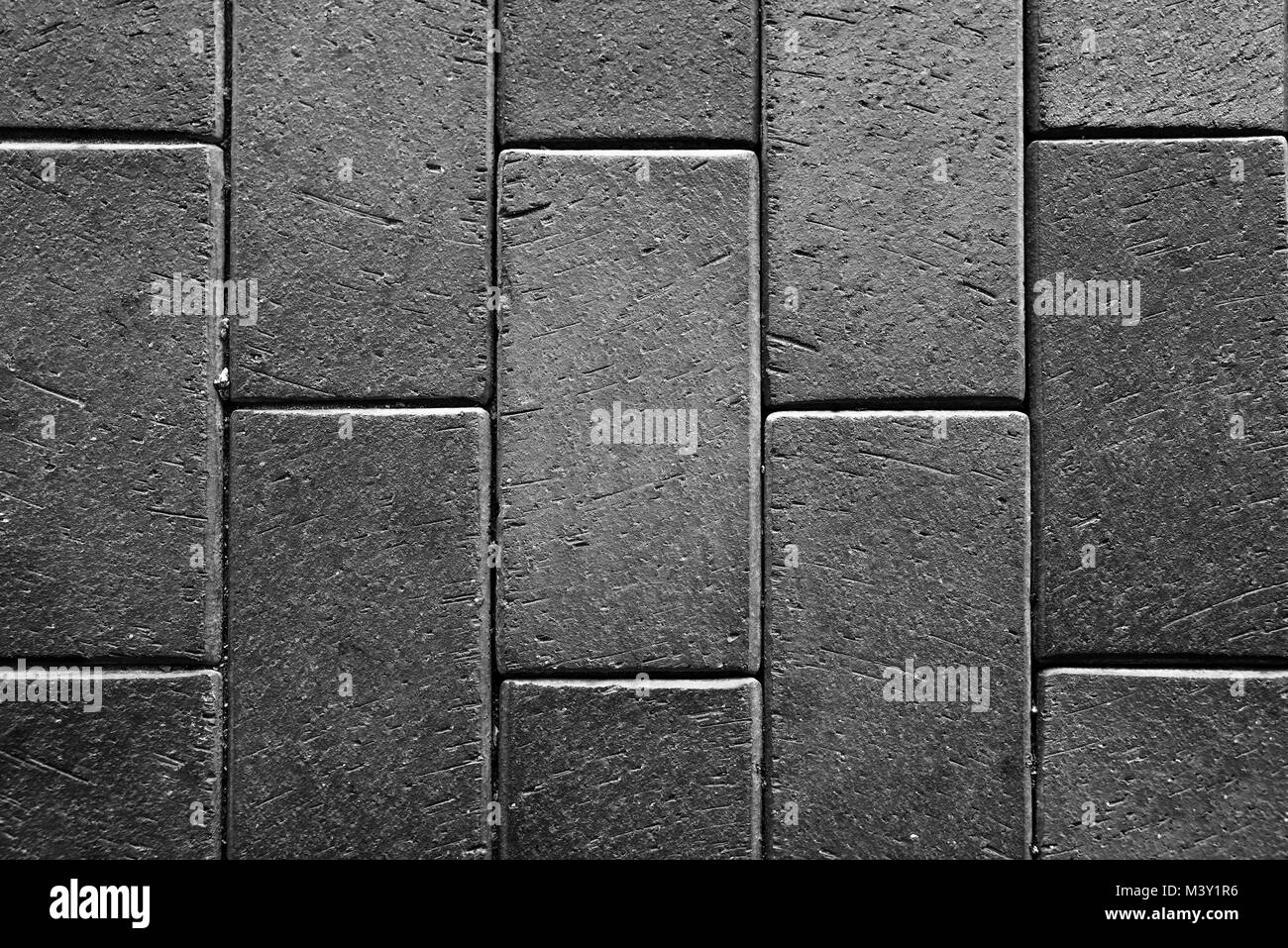 Calcestruzzo pavimento piastrellato di background e texture Foto Stock