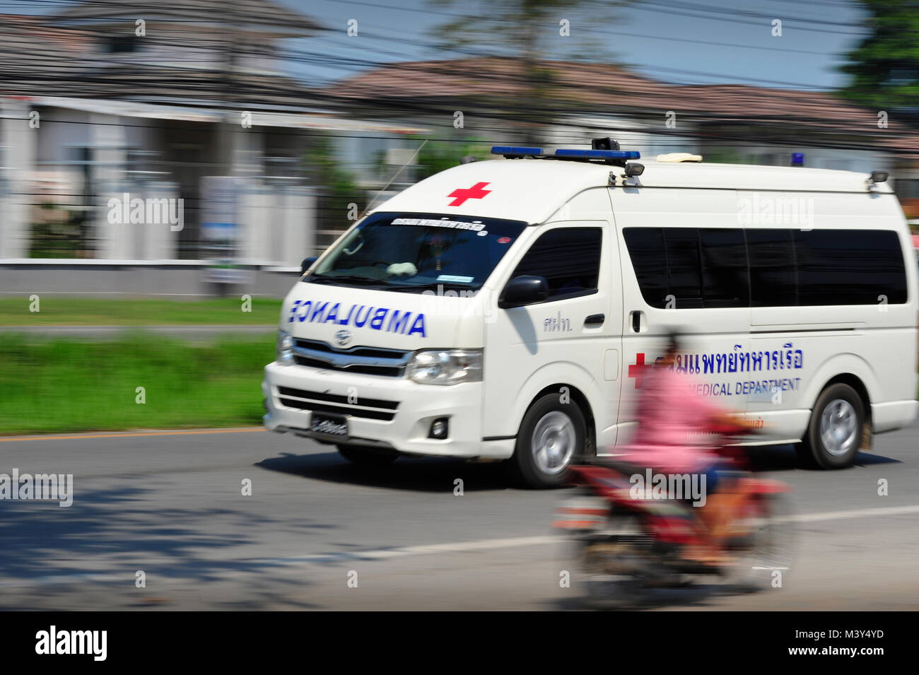 Ambulanza Thai Pattaya Thailandia Foto Stock