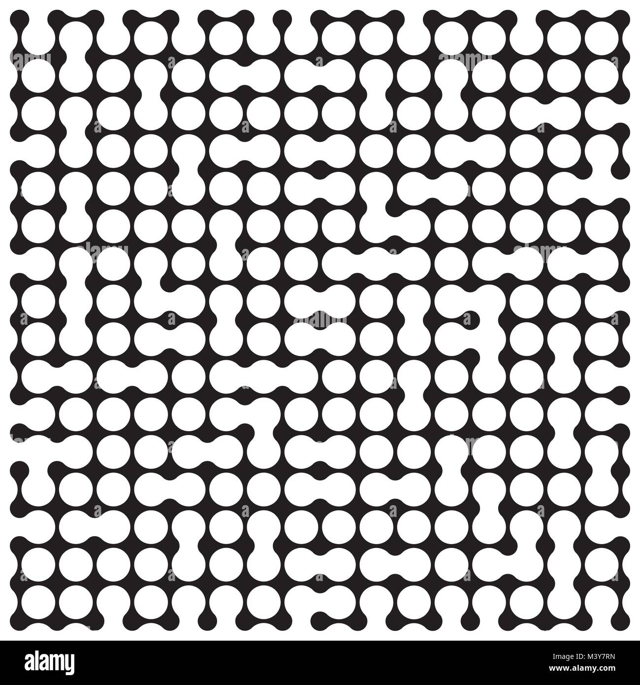 Collegamenti punto di struttura di rete Illustrazione Vettoriale