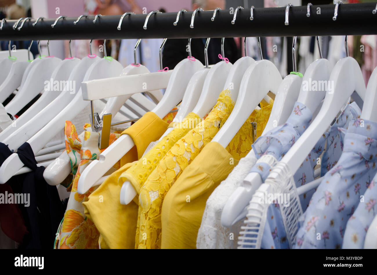 Asta appendiabiti a Londra puro A/W 2018/19, Olympia, Londra, Regno Unito. Pure a Londra è il più grande del Regno Unito, trade moda mostra. Credito: Antony ortica/Alamy Live News Foto Stock