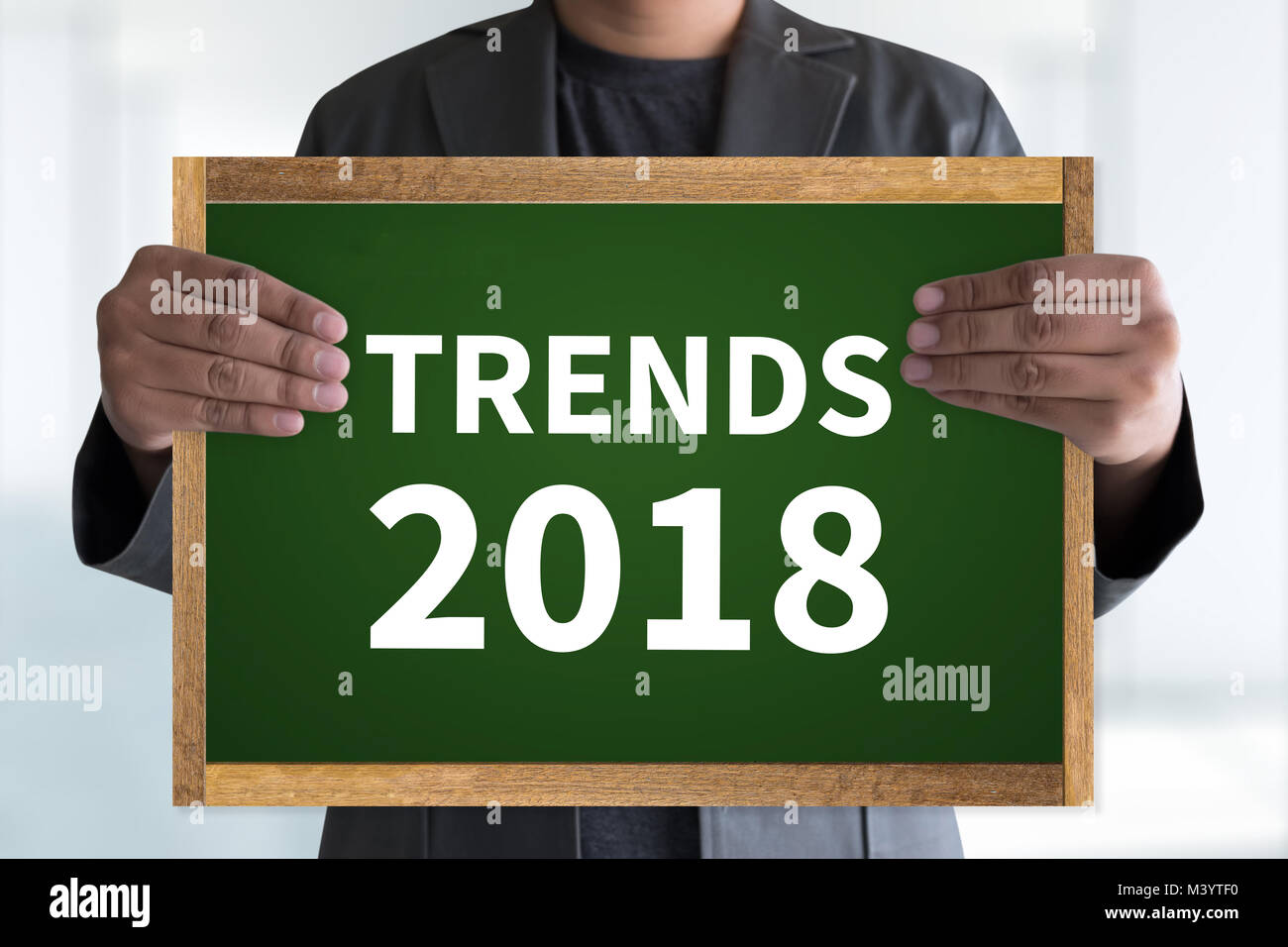 Tendenze 2018 Iscrizione alla moda stile di moda Foto Stock