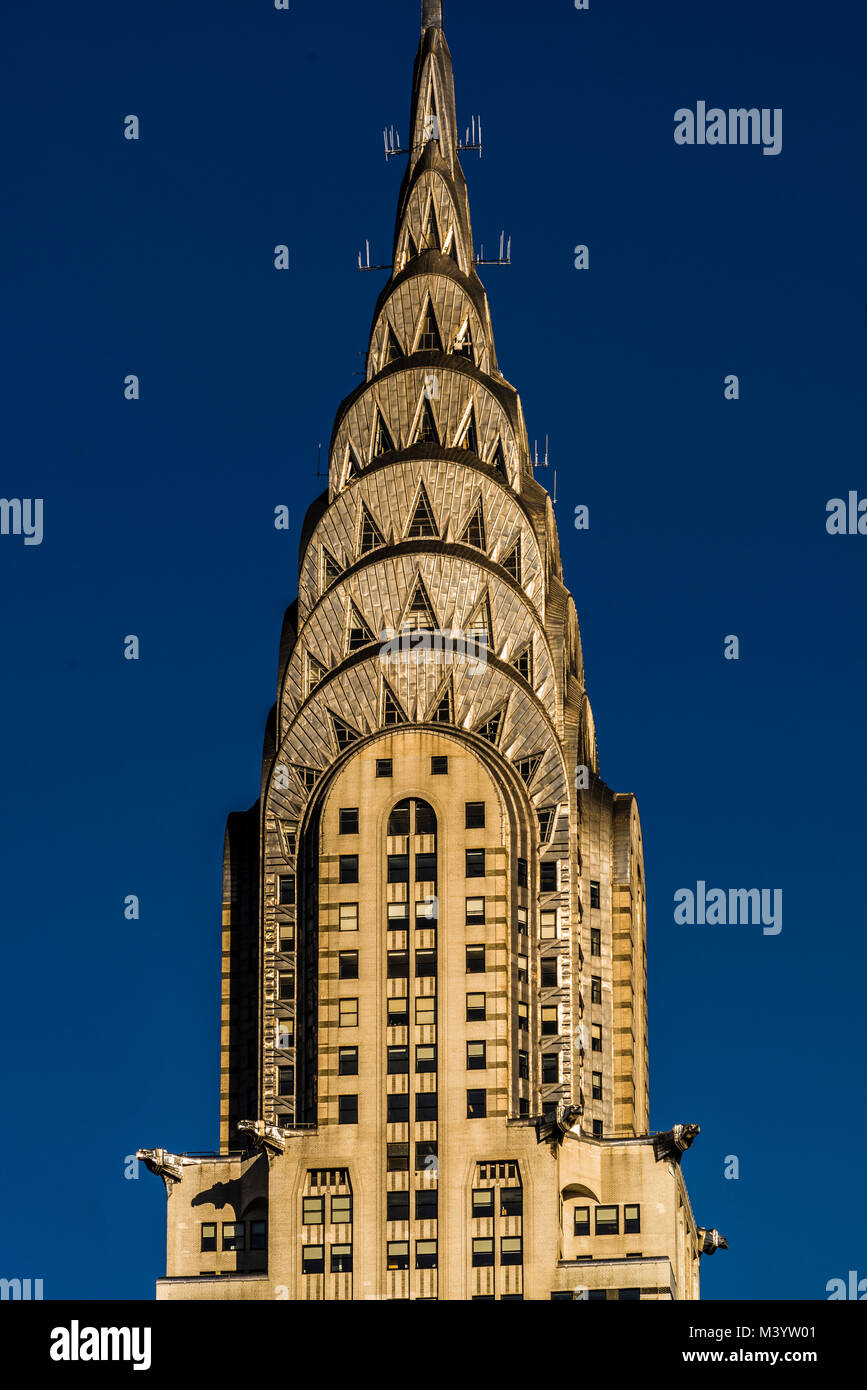 Chrysler Building Manhattan   New York New York, Stati Uniti d'America Foto Stock