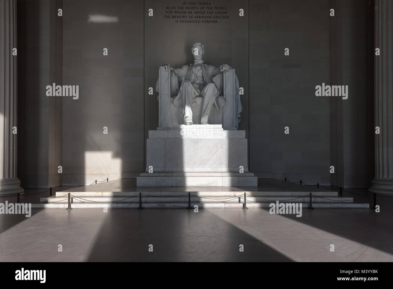 Il Lincoln Memorial, Washington DC Foto Stock