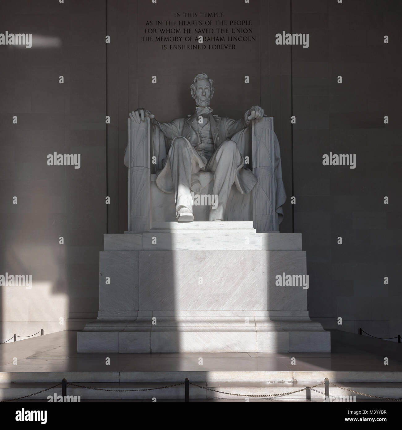 Il Lincoln Memorial, Washington DC Foto Stock
