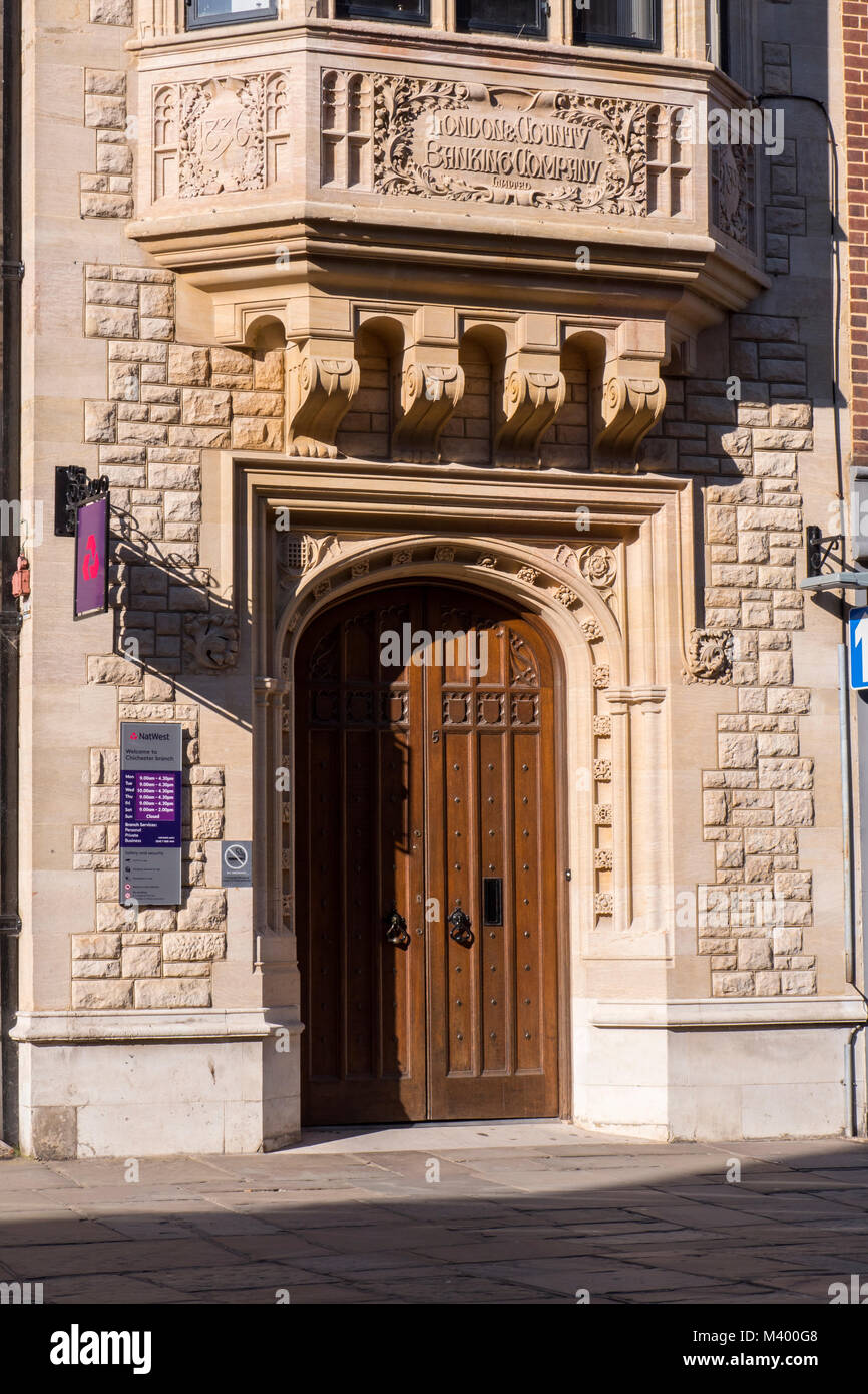 National Westminster Bank Chichester West Sussex England Foto Stock