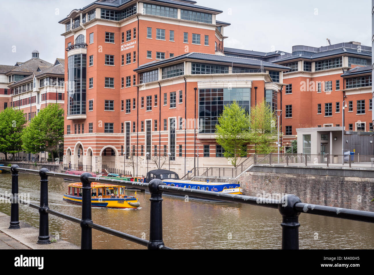 The Royal Bank of Scotland Glass Wharf Temple Quay Bristol Avon Inghilterra Foto Stock