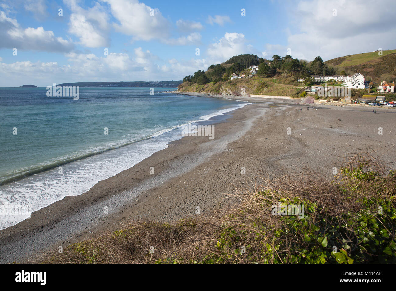 Seaton Cornwall Regno Unito con vista verso Looe England Regno Unito Foto Stock