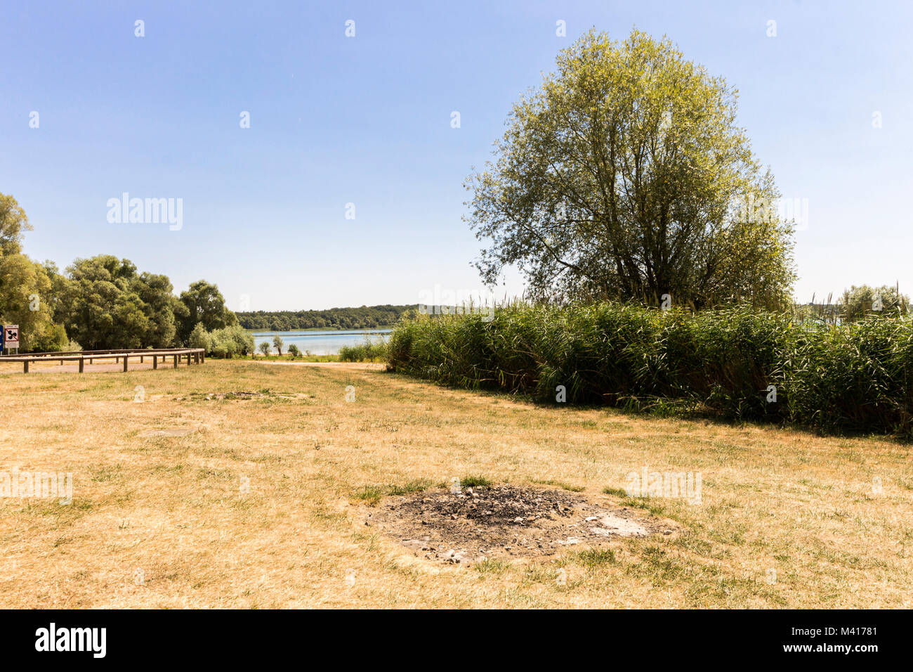 Il Lac d'Orient (East Lake) o Lac-réservoir Senna, un uomo fatto serbatoio lago situato nel dipartimento di Aube, Grand regione Est, Francia e uno di Foto Stock