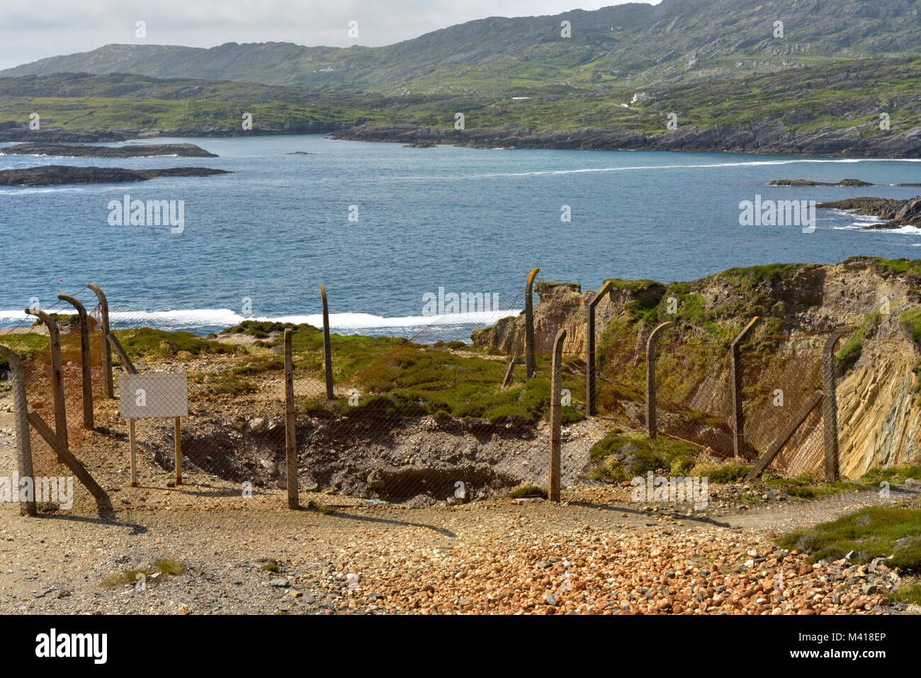 Vecchia miniera albero a Dooneen, Berehaven Castletown Foto Stock