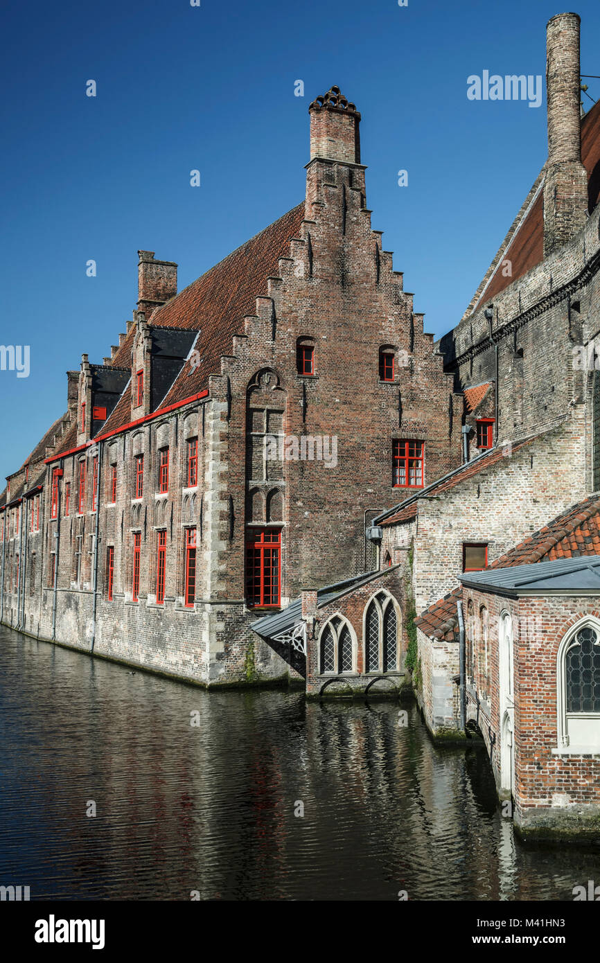 Il museo di archeologia e canal, Bruges, Belgio Foto Stock