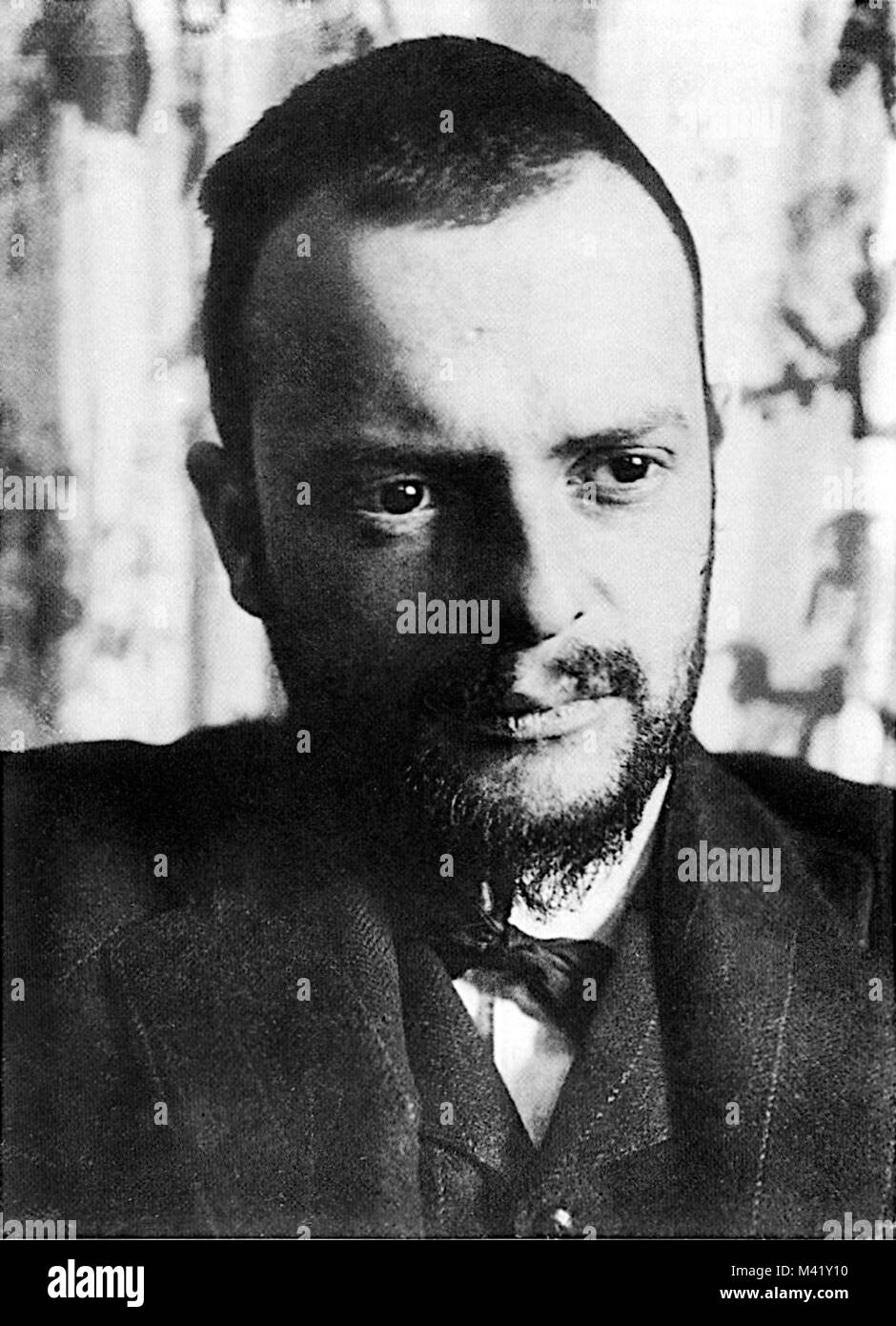 Paul Klee, fotografata nel 1911 da Alexander Eliasberg. Foto Stock