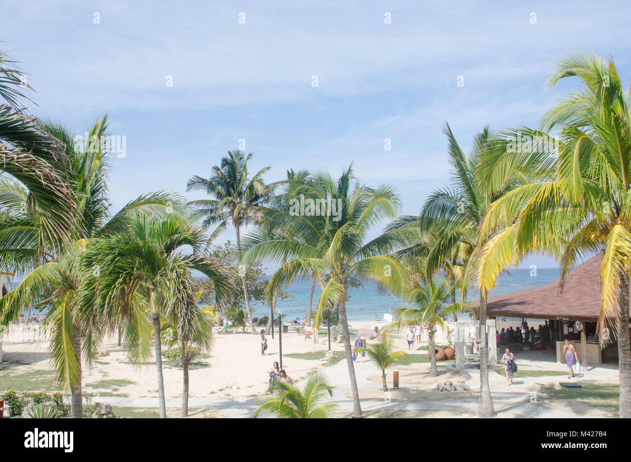 Jibacoa Cuba - 29 Gennaio 2018: cubano Resort per le vacanze Foto Stock